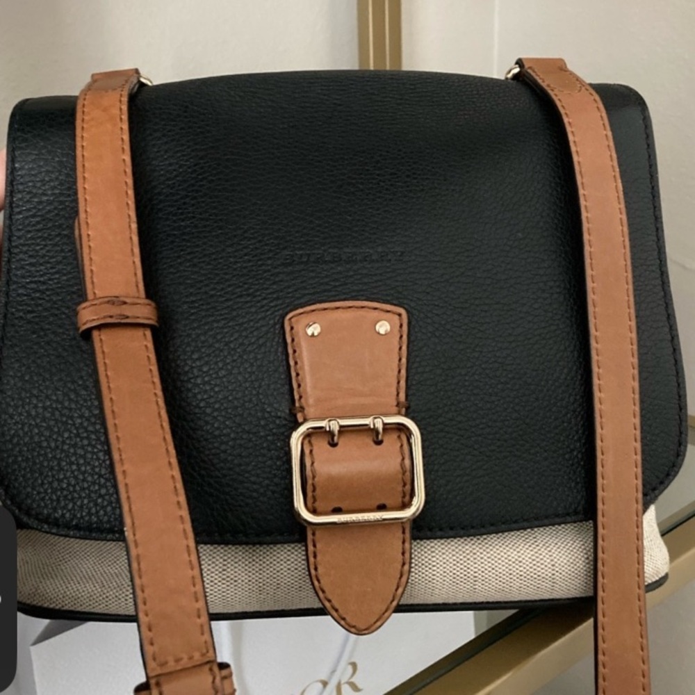 Burberry Black and Brown Crossbody Bag - Picture 2 of 3